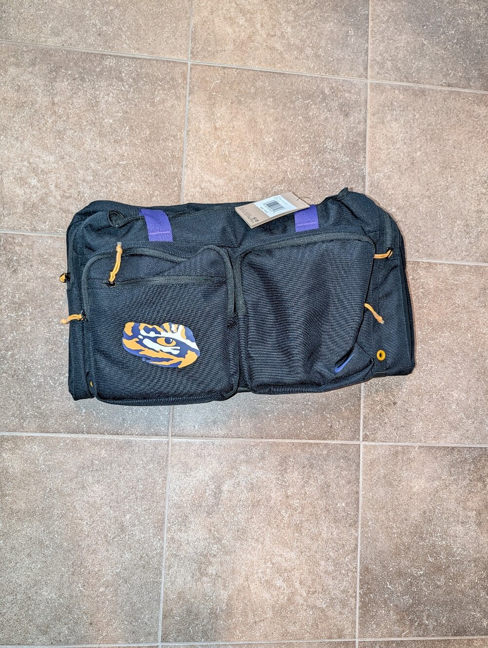 Nike College LSU Tigers Utility Duffel Bag DSWT